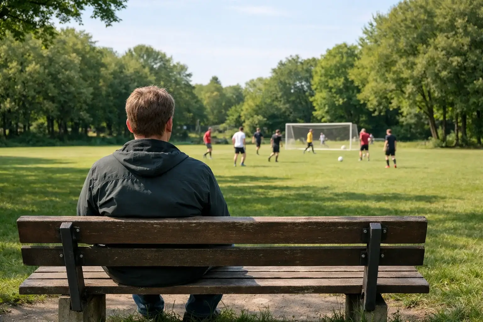 Symbolische Darstellung von Balance und verantwortungsvollem Umgang mit Sport
