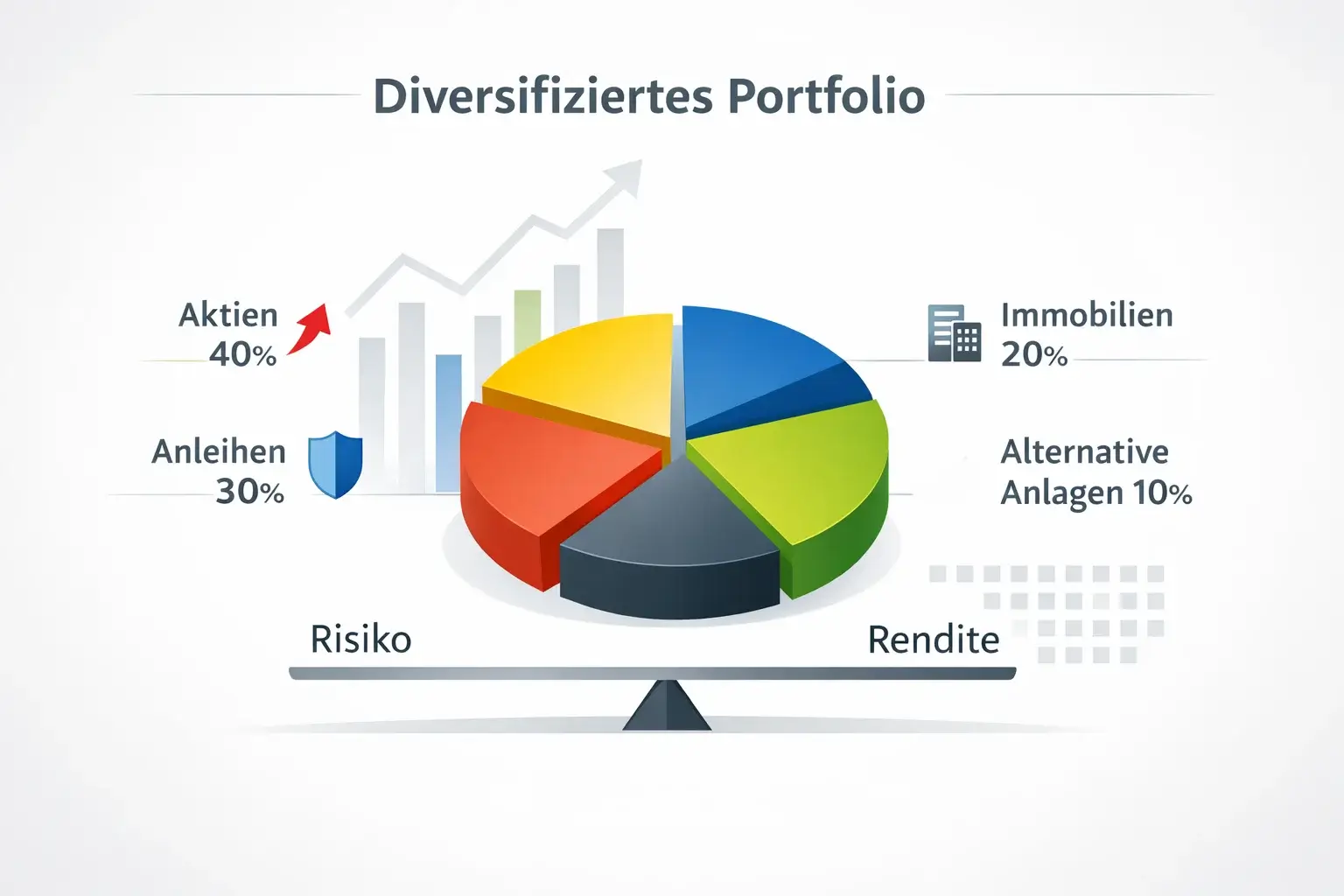Visualisierung eines diversifizierten Wettportfolios mit verschiedenen Einsätzen